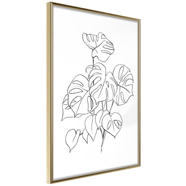 Inramad Poster / Tavla - Bouquet of Leaves