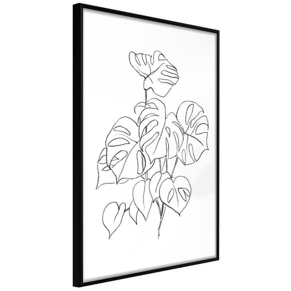 Inramad Poster / Tavla - Bouquet of Leaves