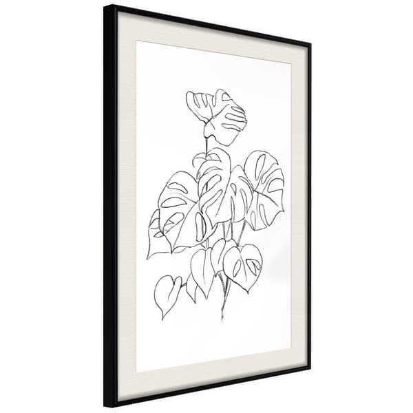Inramad Poster / Tavla - Bouquet of Leaves