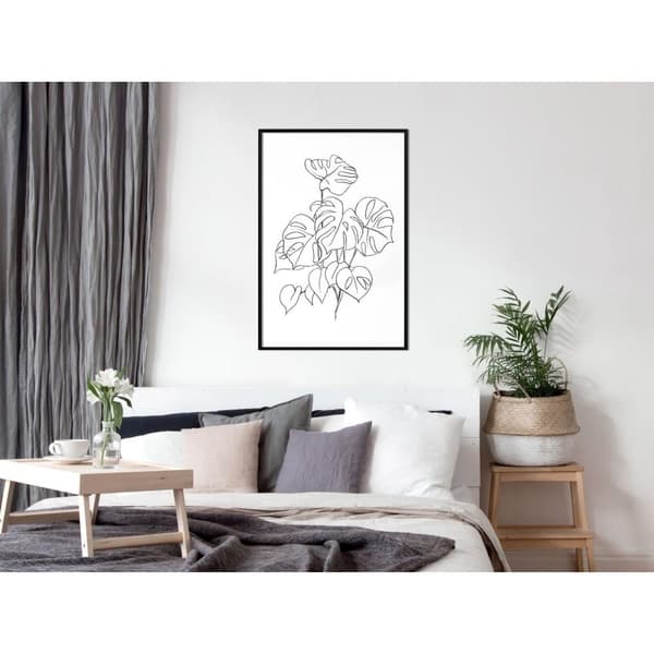 Inramad Poster / Tavla - Bouquet of Leaves