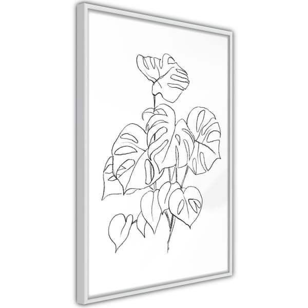 Inramad Poster / Tavla - Bouquet of Leaves