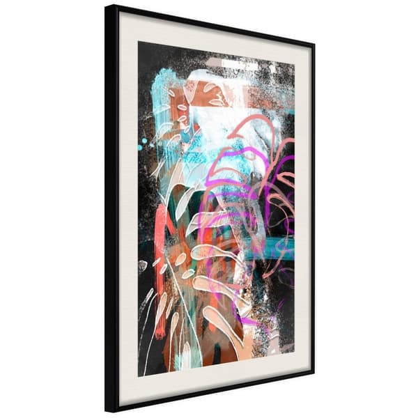 Inramad Poster / Tavla - Disco Leaves