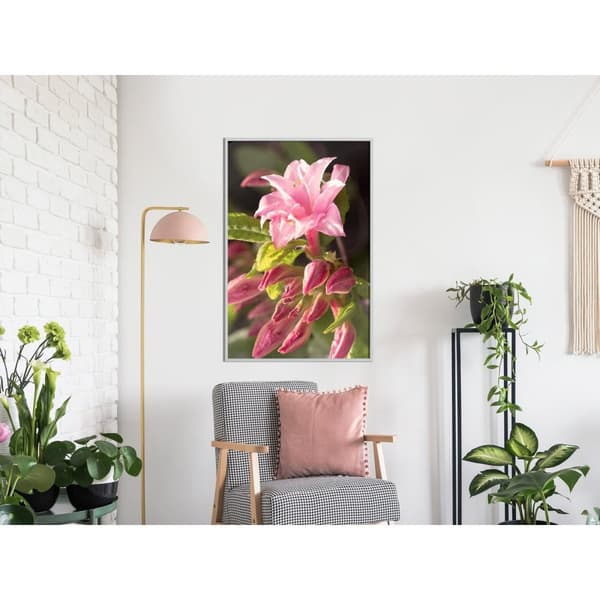 Inramad Poster / Tavla - Garden's Centerpiece
