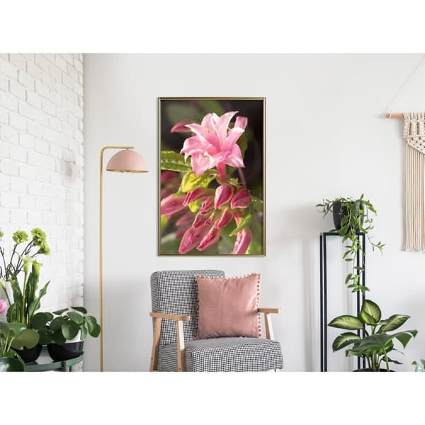 Inramad Poster / Tavla - Garden's Centerpiece