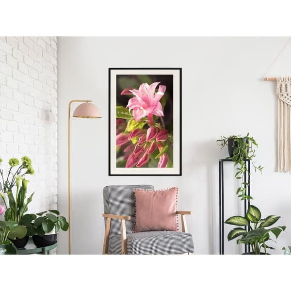 Inramad Poster / Tavla - Garden's Centerpiece