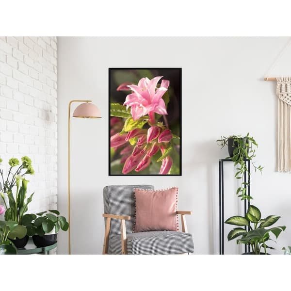 Inramad Poster / Tavla - Garden's Centerpiece
