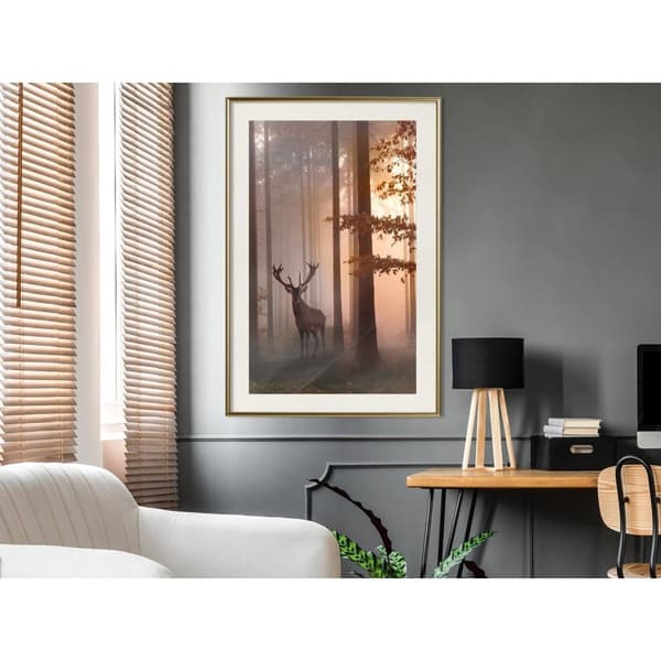 Inramad Poster / Tavla - Forest Seclusion