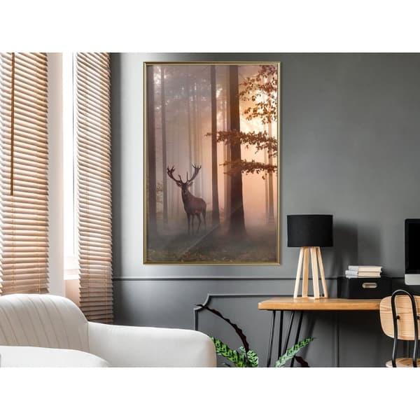 Inramad Poster / Tavla - Forest Seclusion