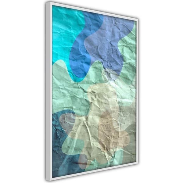 Inramad Poster / Tavla - Colour Your Own Mandala III