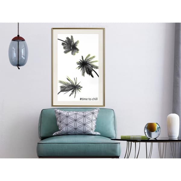 Inramad Poster / Tavla - Holidays in the South