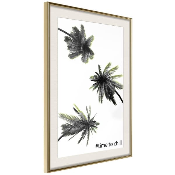 Inramad Poster / Tavla - Holidays in the South