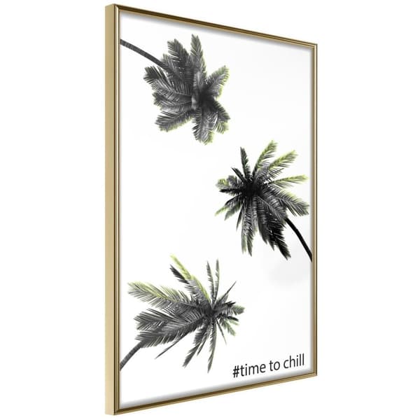 Inramad Poster / Tavla - Holidays in the South