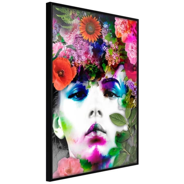 Inramad Poster / Tavla - Flower Coronet