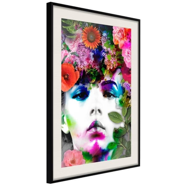 Inramad Poster / Tavla - Flower Coronet