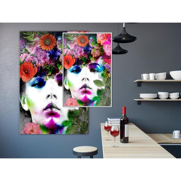Inramad Poster / Tavla - Flower Coronet