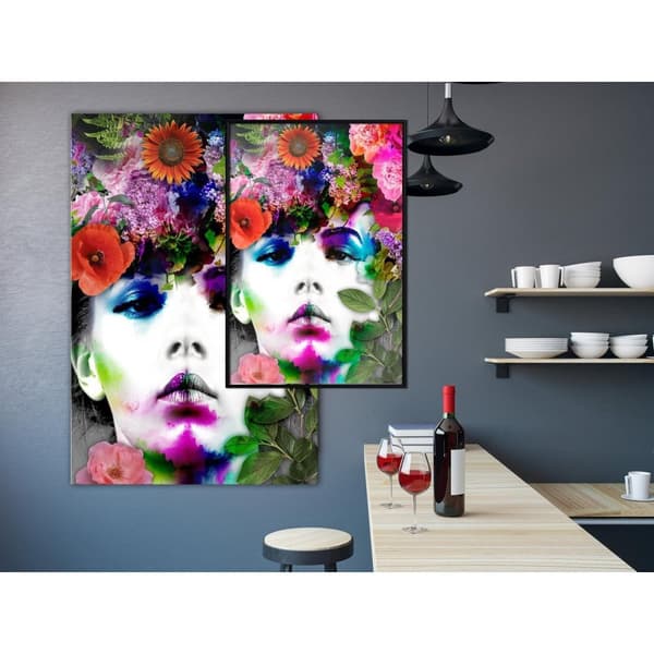 Inramad Poster / Tavla - Flower Coronet