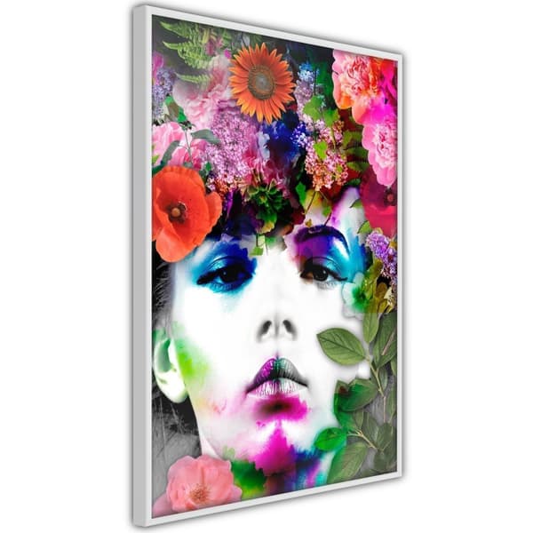 Inramad Poster / Tavla - Flower Coronet