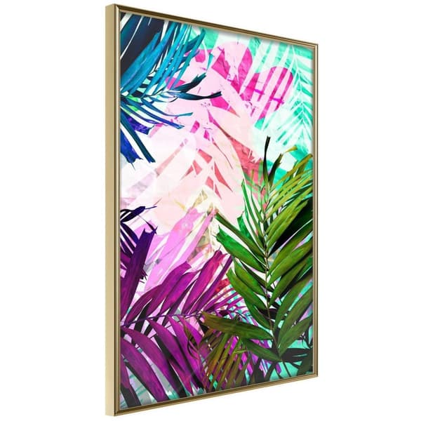 Inramad Poster / Tavla - Vibrant Jungle