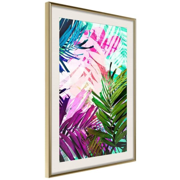 Inramad Poster / Tavla - Vibrant Jungle