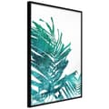 Miniatyrbild 1 av 11: Inramad Poster / Tavla - Teal Palm on White Background