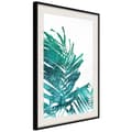 Miniatyrbild 4 av 11: Inramad Poster / Tavla - Teal Palm on White Background