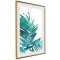 Miniatyrbild 9 av 11: Inramad Poster / Tavla - Teal Palm on White Background