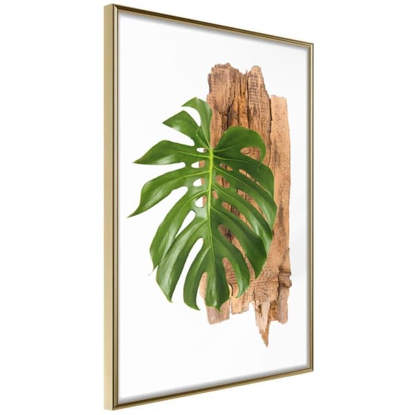 Inramad Poster / Tavla - Leafy Etude