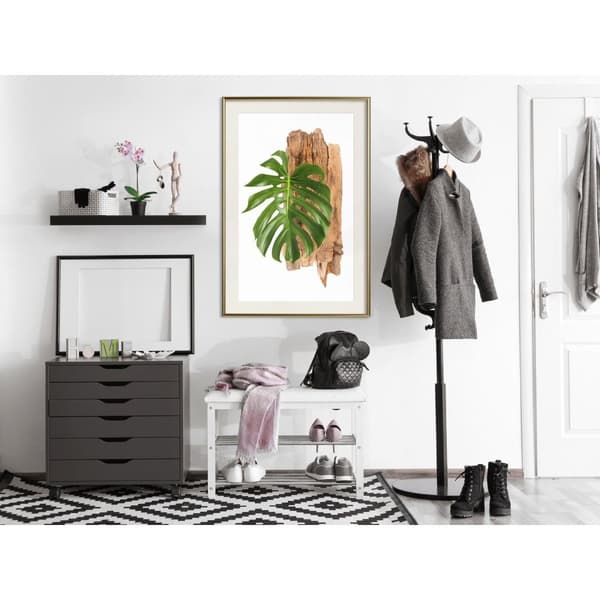 Inramad Poster / Tavla - Leafy Etude