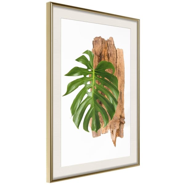 Inramad Poster / Tavla - Leafy Etude