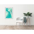 Miniatyrbild 11 av 11: Inramad Poster / Tavla - Teal Monstera