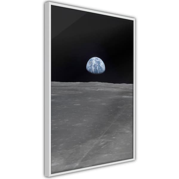 Inramad Poster / Tavla - Longing Vit ram 30x45