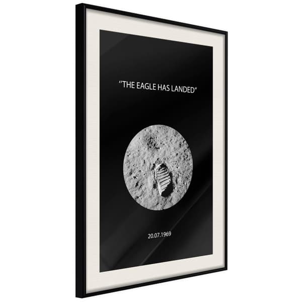 Inramad Poster / Tavla - Small Step