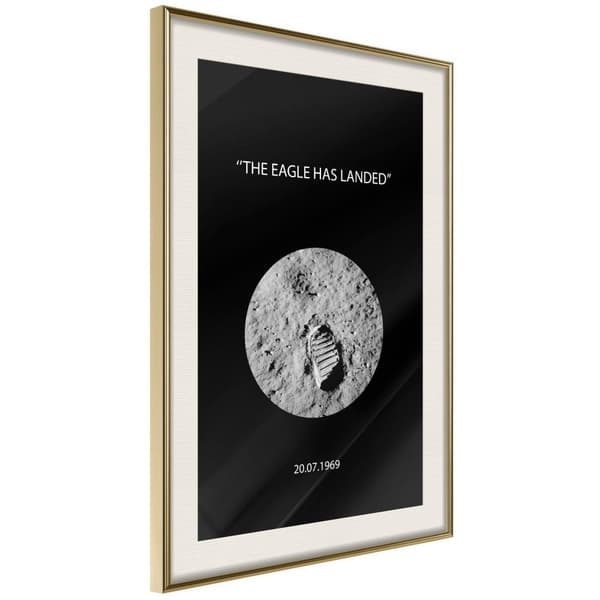 Inramad Poster / Tavla - Small Step