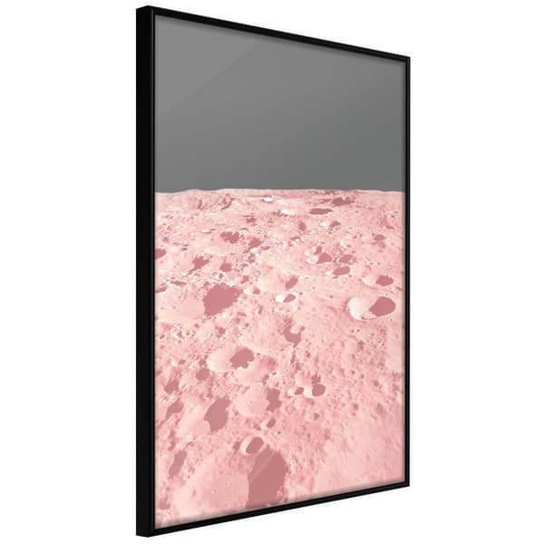 Inramad Poster / Tavla - Pastel Craters