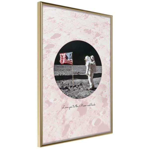 Inramad Poster / Tavla - Cosmic Love I