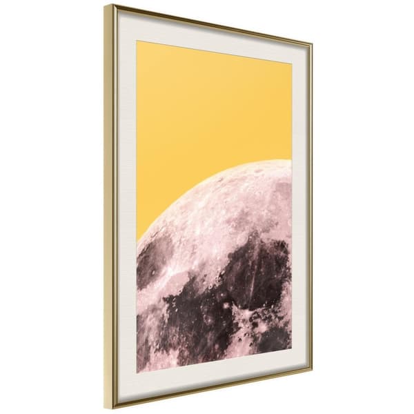 Inramad Poster / Tavla - Pink Moon