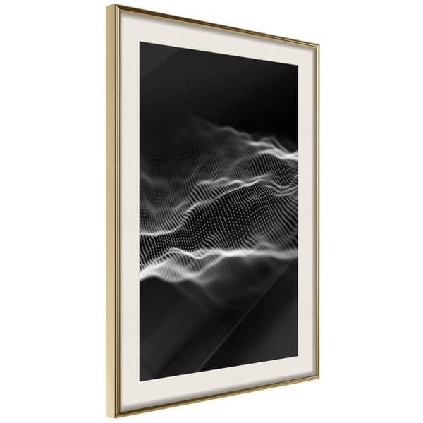 Inramad Poster / Tavla - Sound Wave