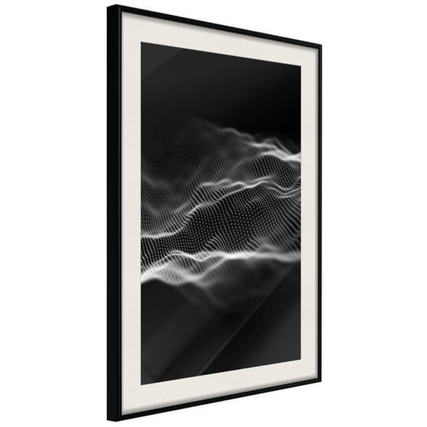 Inramad Poster / Tavla - Sound Wave