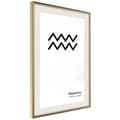 Miniatyrbild 10 av 11: Inramad Poster / Tavla - Zodiac: Aquarius II