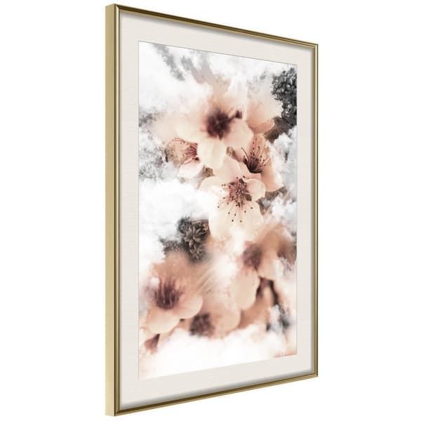 Inramad Poster / Tavla - Heavenly Flowers