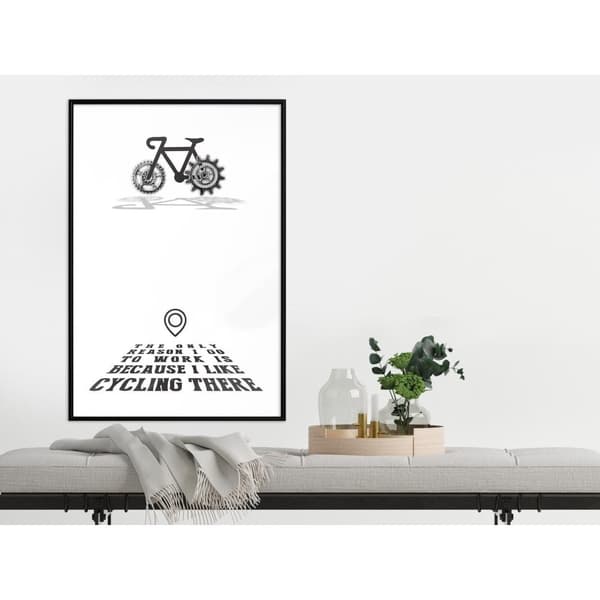 Inramad Poster / Tavla - Good Motivation