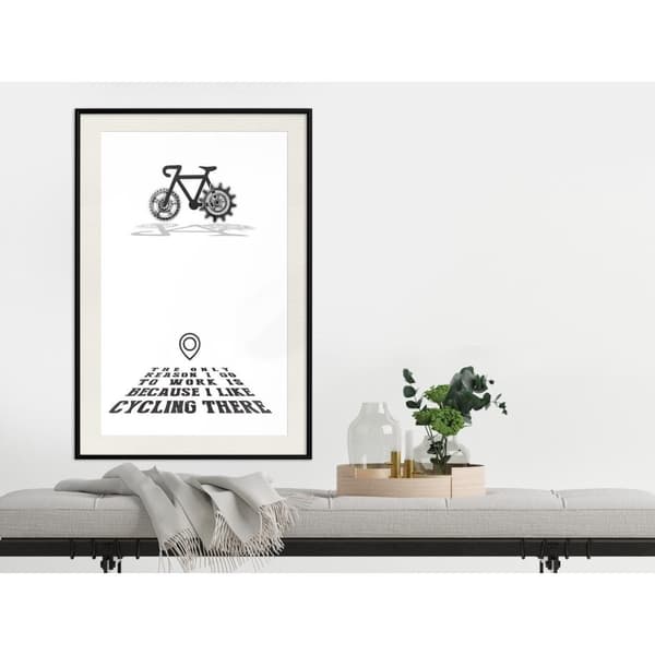 Inramad Poster / Tavla - Good Motivation