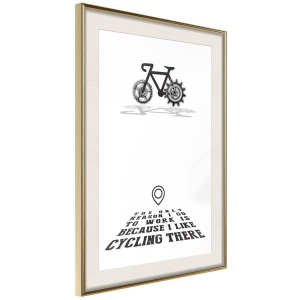 Inramad Poster / Tavla - Good Motivation