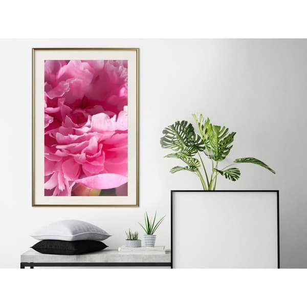 Inramad Poster / Tavla - Magenta Madness