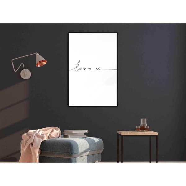 Inramad Poster / Tavla - Love Pulse