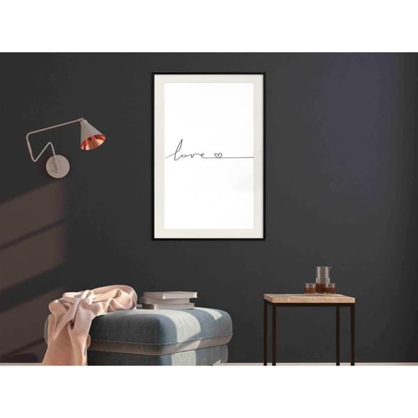 Inramad Poster / Tavla - Love Pulse