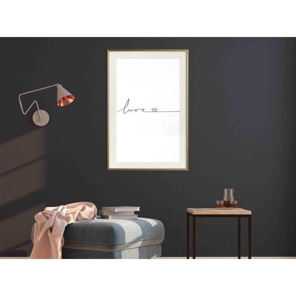 Inramad Poster / Tavla - Love Pulse
