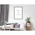 Miniatyrbild 7 av 11: Inramad Poster / Tavla - Simple Life