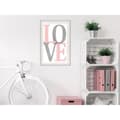 Miniatyrbild 11 av 11: Inramad Poster / Tavla - Grey-Pink Love