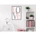 Miniatyrbild 3 av 11: Inramad Poster / Tavla - Grey-Pink Love